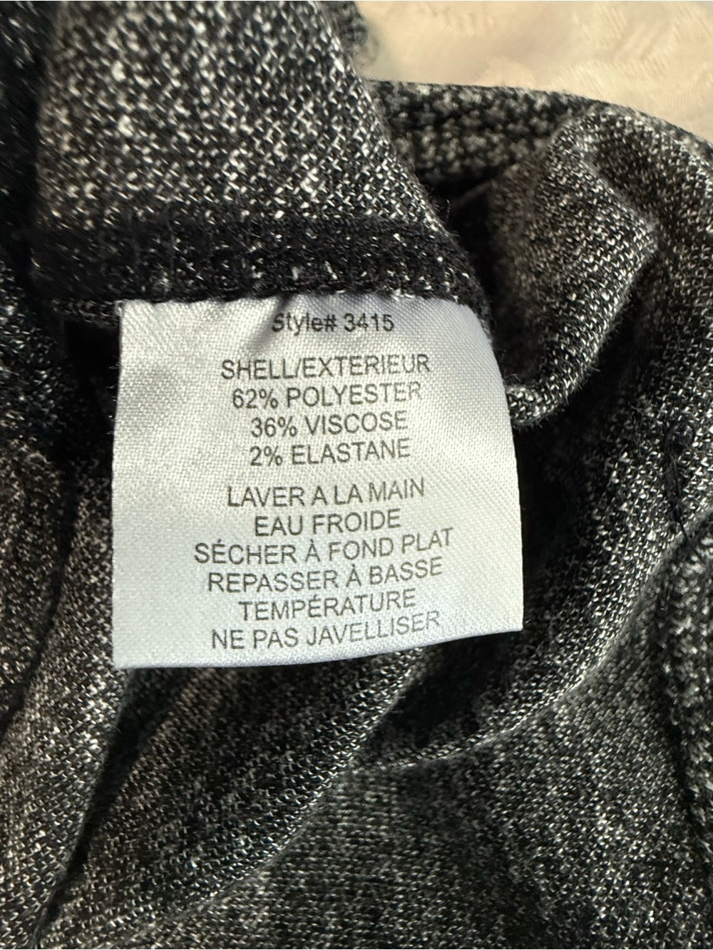 Modo SoLo by We3 Gray Textured Ankle Pants Career Office Stretch Size 6 - Picture 12 of 13